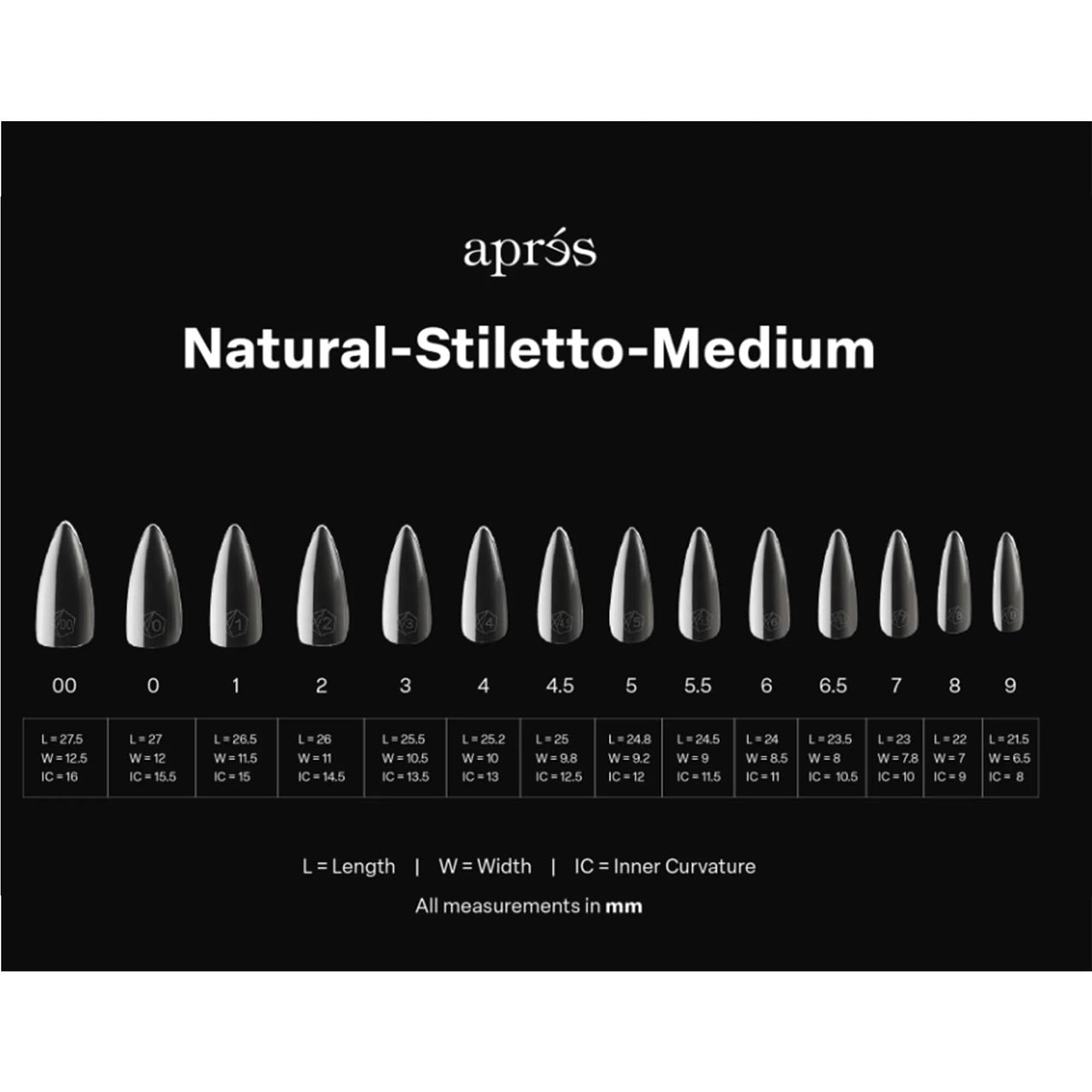 APRÉS Apres Gel-X Kit - Natural Stiletto Medium