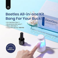 Thumbnail for Beetles Gel Polish Beetles Gel Nail Kit | Easy Nail Extension Set with 500Pcs Soft Gel Nail Tips