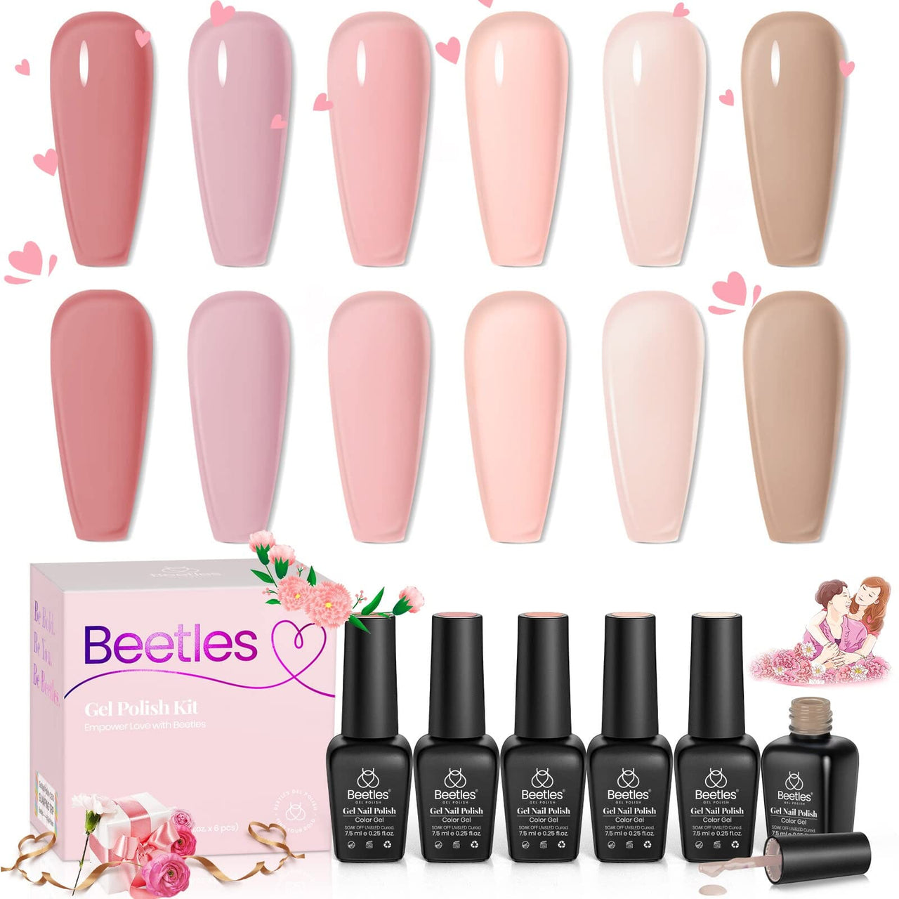 Beetles Gel Polish Beetles Gel Nail Polish Set | 6 Colours