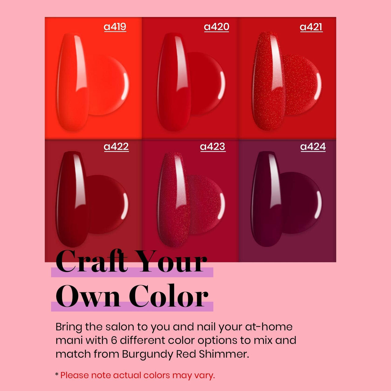 Beetles Gel Polish Beetles Red Gel Nail Polish Set | 6 Colours | Bloody Mary Collection