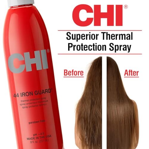 CHI CHI 44 Iron Guard Thermal Protection Spray, Clear, 8 Fl Oz