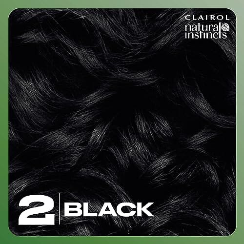 Clairol Clairol Natural Instincts Demi-Permanent Hair Dye, 2 Black Hair Color, Pack of 1