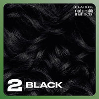 Thumbnail for Clairol Clairol Natural Instincts Demi-Permanent Hair Dye, 2 Black Hair Color, Pack of 1