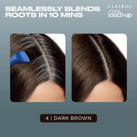 Thumbnail for Clairol Clairol Root Touch-Up by Nice'n Easy Permanent Hair Dye, 4 Dark Brown Hair Color, Pack of 2