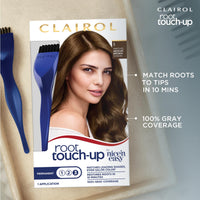 Thumbnail for Clairol Clairol Root Touch-Up by Nice'n Easy Permanent Hair Dye, 4 Dark Brown Hair Color, Pack of 2