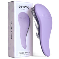 Thumbnail for Crave Naturals Hair Care Purple Crave Naturals Glide Thru Detangling Brush