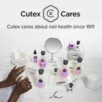 Thumbnail for Cutex Cutex Nail Polish Remover, Strength Shield, Leaves Nails Looking Healthy, Contains Vitamins E, B5 & Hydrolyzed Silk, 6.76 Fl Oz