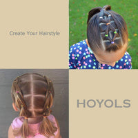 Thumbnail for HOYOLS HOYOLS Baby Hair Ties Hair Rubber Bands for Toddler Infants Kids Girls Thin Small Hair Elastics TPU 1500 Piece Pack