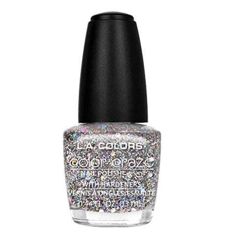 L.A. COLORS L.A. Colors Craze Nail Polish, Glitter Bomb, 0.44 Fl Oz (Pack of 1)