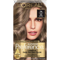 Thumbnail for L'Oreal Paris 7A Dark Ash Blonde L'Oreal Paris Superior Preference | Permanent Hair Color - 7A Dark Ash Blonde
