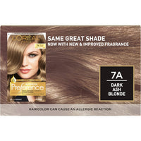Thumbnail for L'Oreal Paris 7A Dark Ash Blonde L'Oreal Paris Superior Preference | Permanent Hair Color - 7A Dark Ash Blonde
