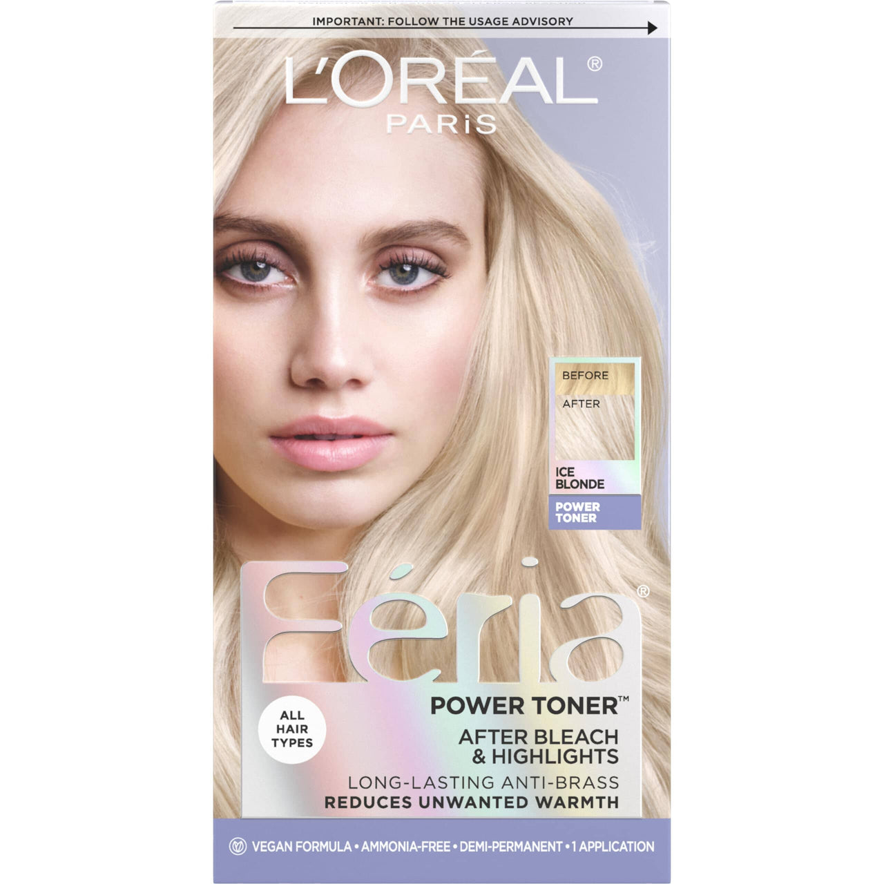 L’Oréal Paris L’Oréal Paris Feria | Hair Toner | Ice Blonde