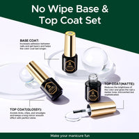 Thumbnail for MEFA MEFA -20 Colors Gel Nail Polish Kit | Glossy Matte Top Base + Coat