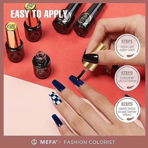 MEFA MEFA Gel Nail Polish Kit 23 Pcs | Metro Beauty | 20 Colors