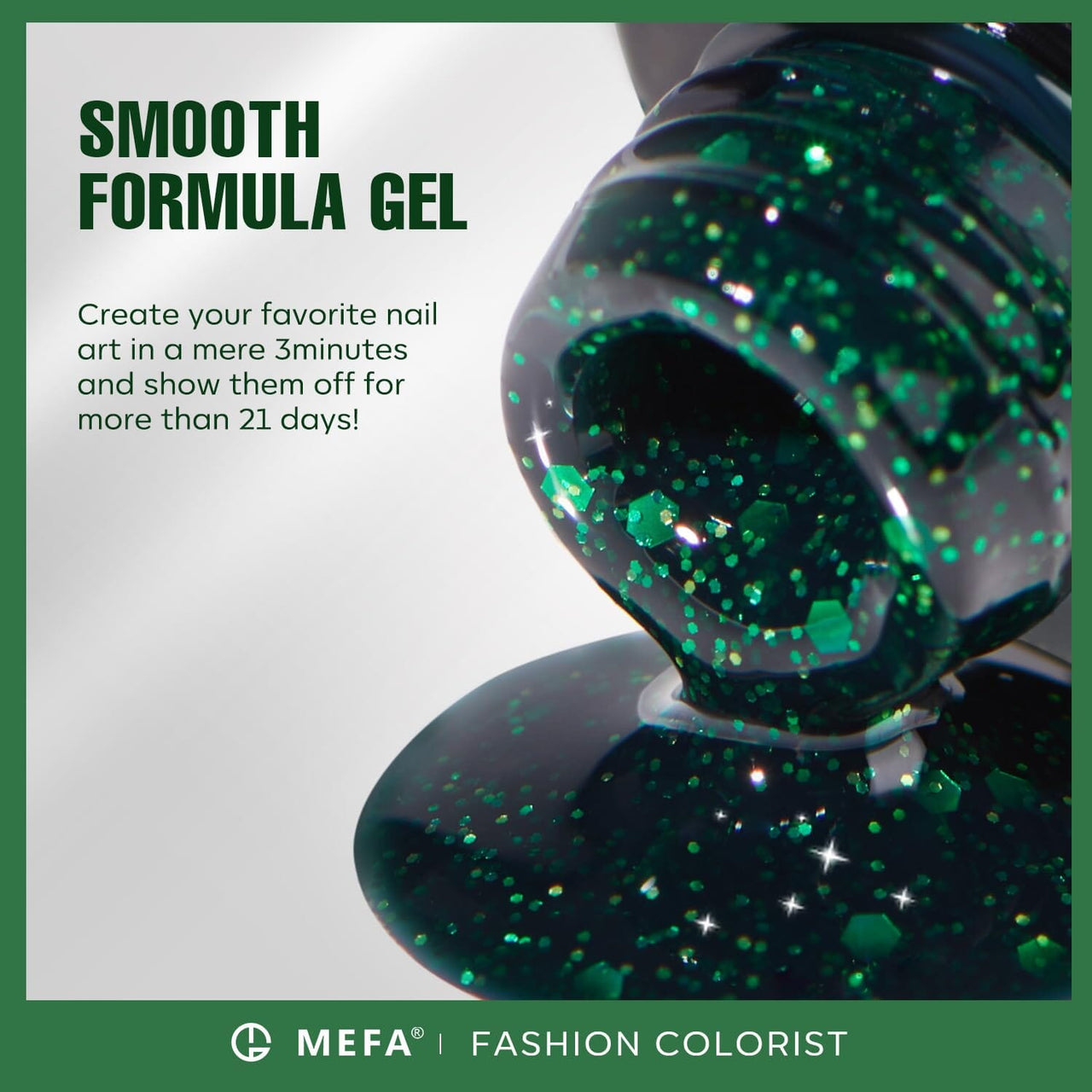 MEFA MEFA Green Gel Nail Polish | Misty Forest | 6 Colors