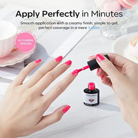 Thumbnail for modelones modelones Pink Gel Nail Polish Set 6 Colors, Hot Pink Tones Neon Pink Shades Magenta Sakura Light Soft to Dark Nail Art Design for Women Girls Salon DIY Home Manicure Kit Valentine's Day Nails Gift