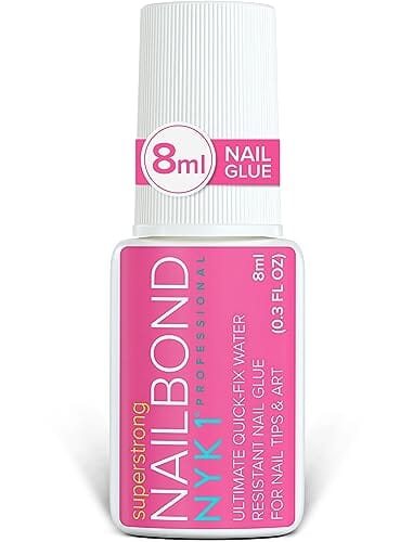 NYK1 NYK1 Nail Bond Brush On Nail Glue For Press On Nails Long Lasting Nail Glue