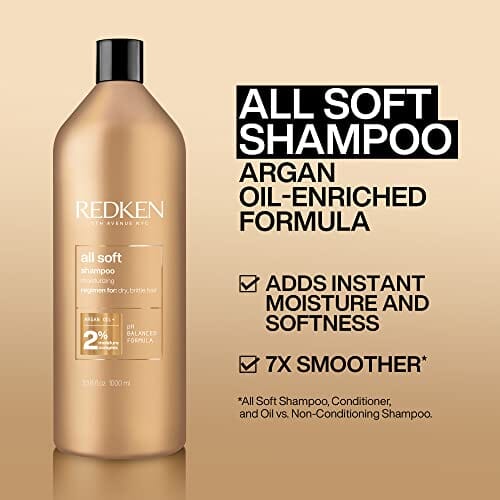 Redken Redken All Soft Argan Oil Shampoo | For Dry Hair