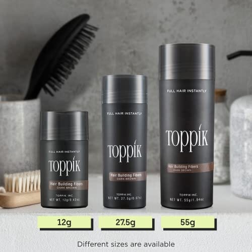 TOPPIK Toppik Hair Building Fibers, Dark Brown Hair Fibers