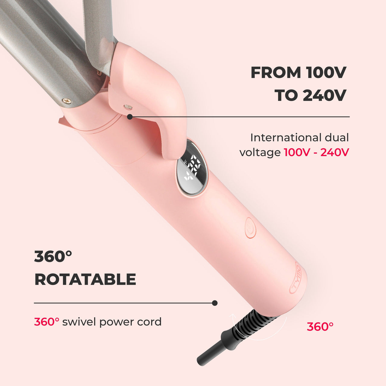 Tymo Beauty Hair Curlers TYMO Cues Pink